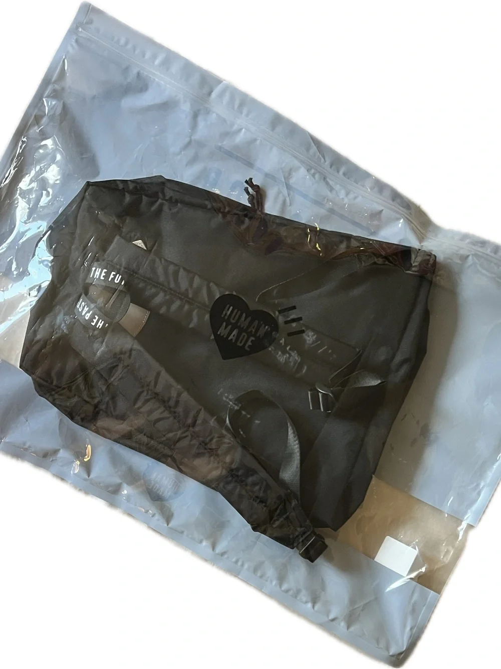 Human Made Black Heart Logo Backpack with Original Bag Proof of Purchase