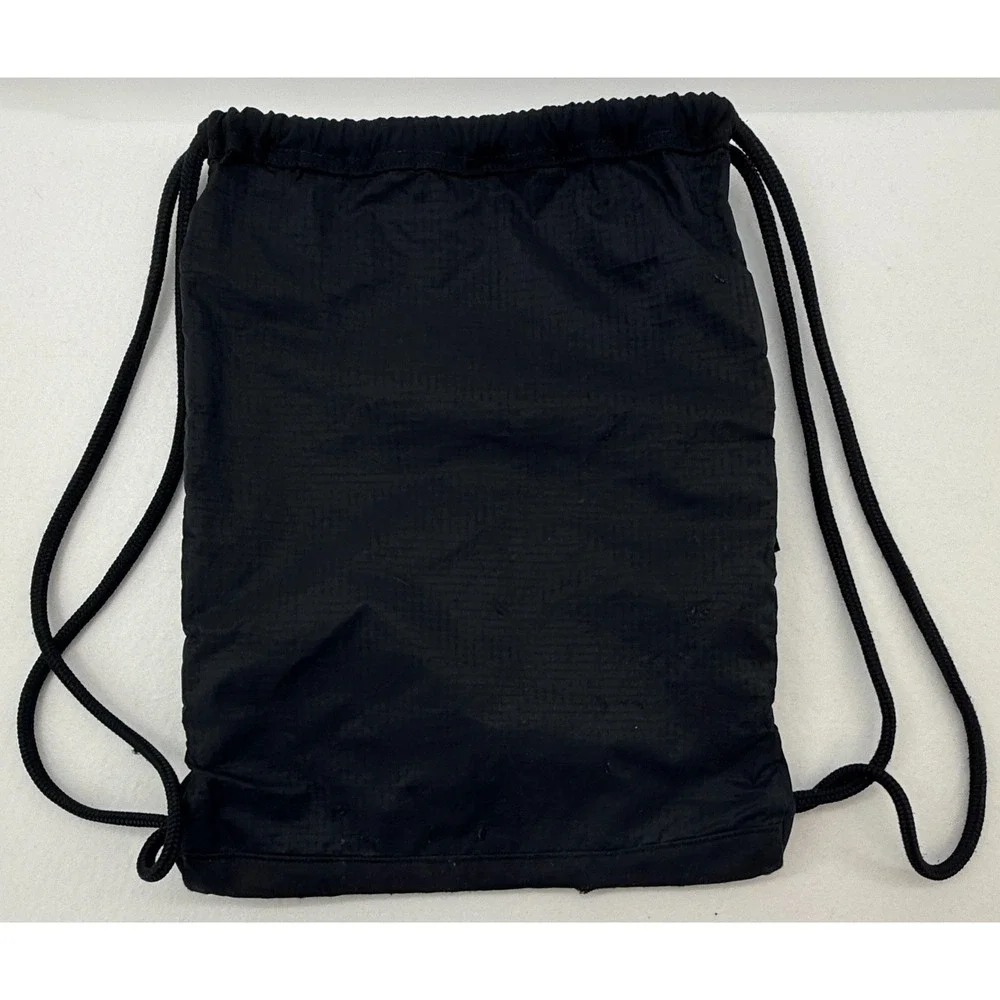 Adidas Drawstring Backpack Black Gym Sack Bag Cinch Sack‎ Athletic