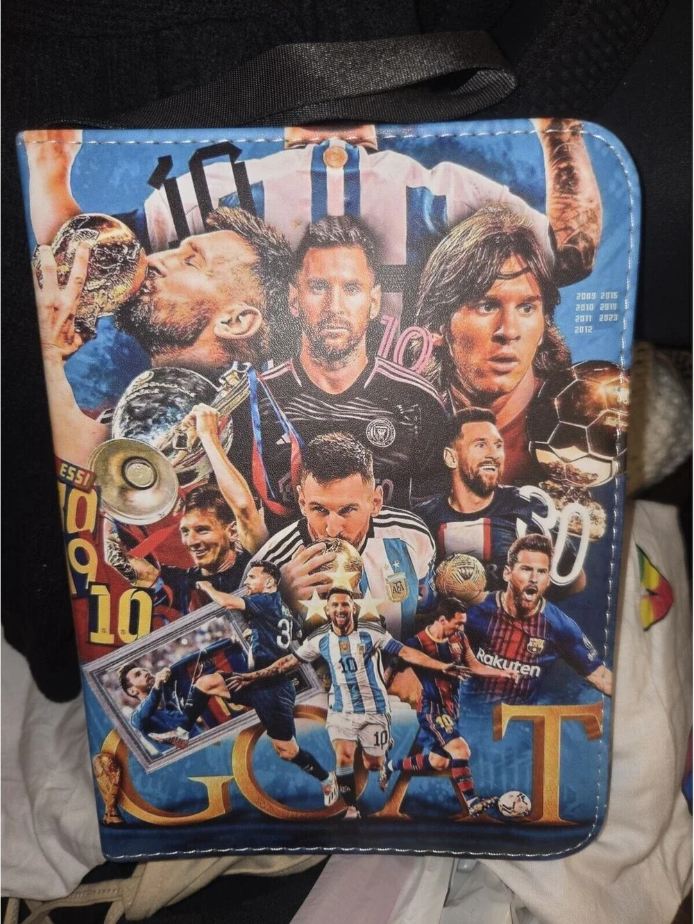 Cardholder book soccer 50 Top Loader 4 To A Page World cup