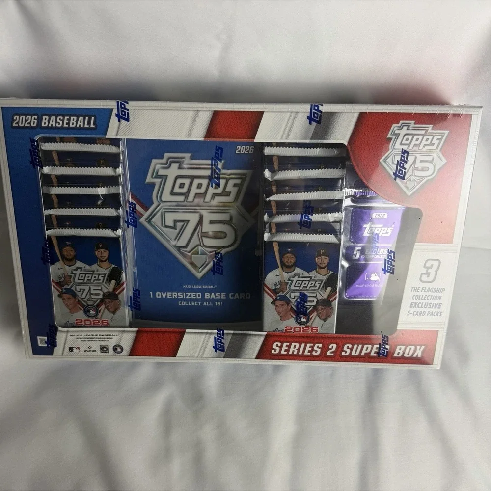 2026 TOPPS SERIES 2 Flagship Collection Super Box (184 cards) MLB Baseball NEW