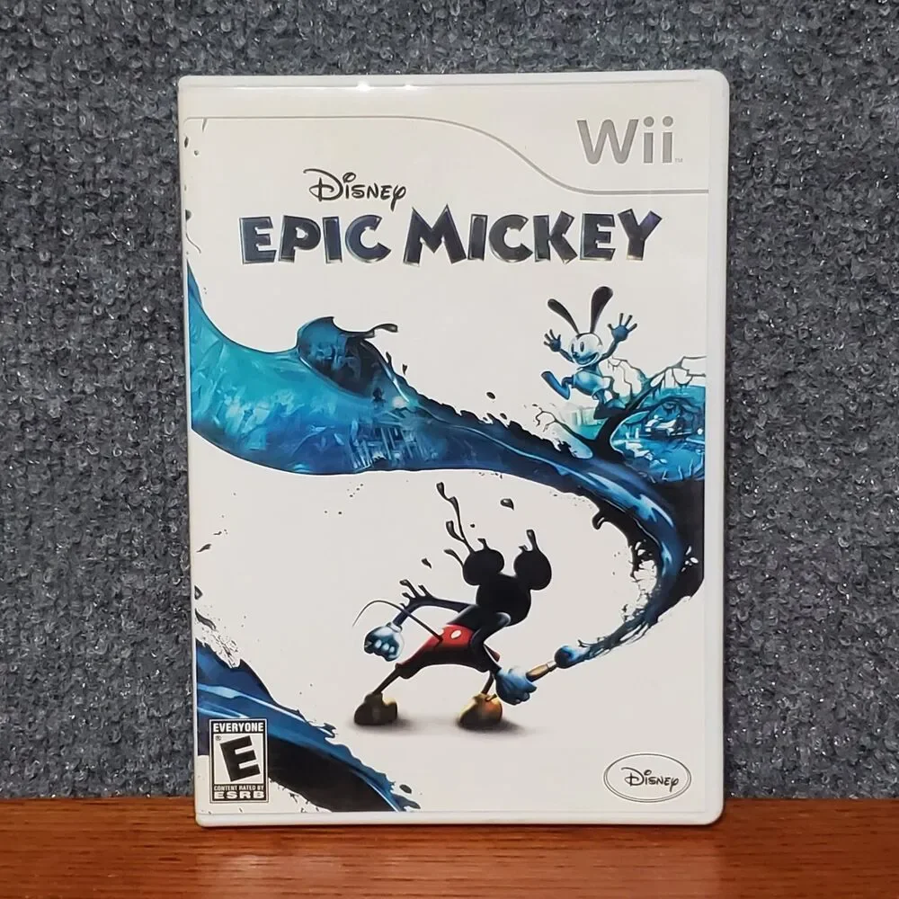 Disney Epic Mickey (Nintendo Wii) Complete w/ Manual - Kids Game Tested Working