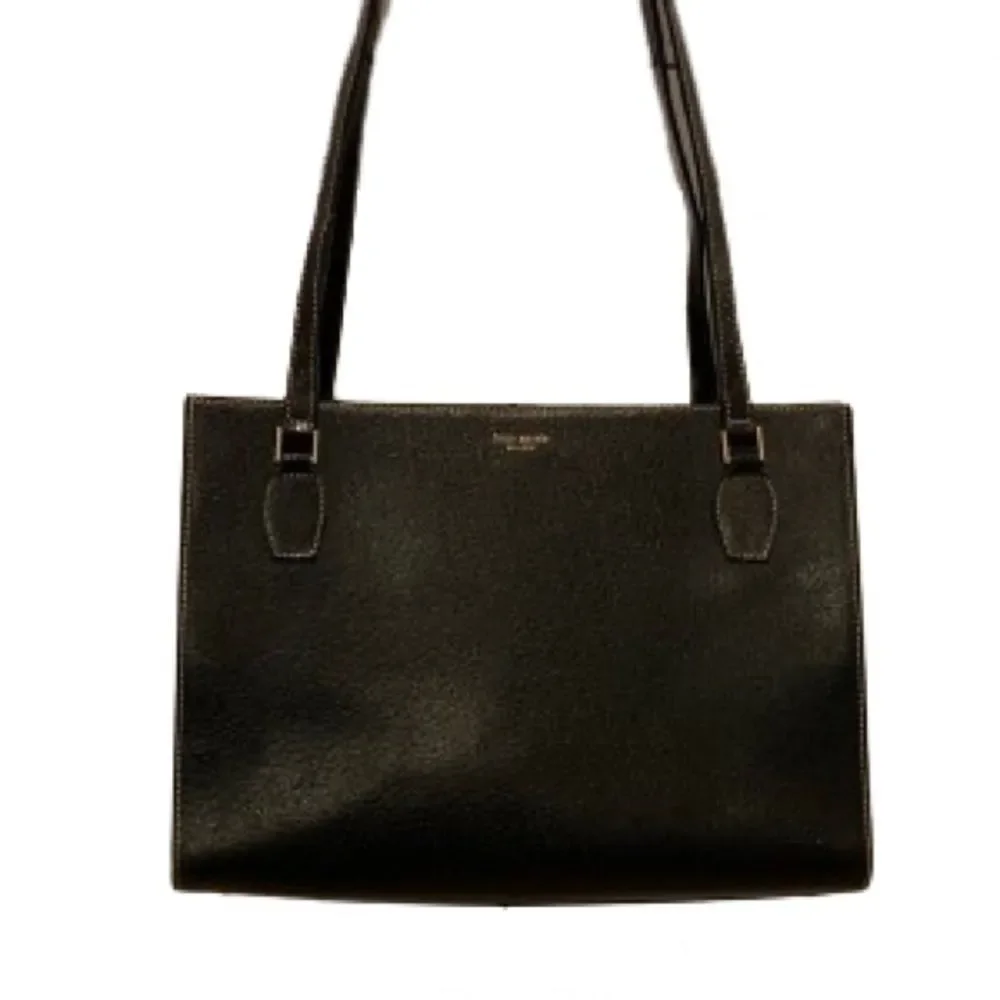 Kate Spade Wellesley Quinn Medium Shoulder Tote in Black Pebbled Leather