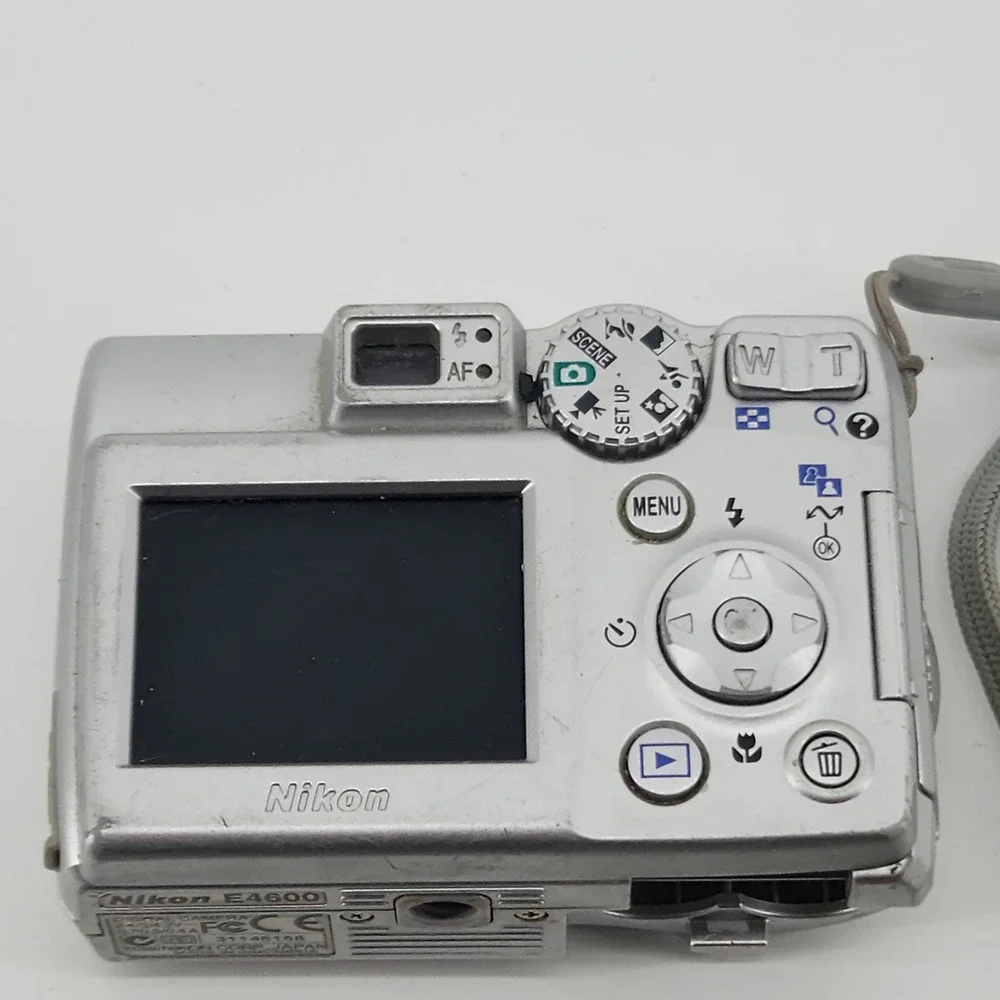 Olympus Stylus 850 SW & Nikon Coolpix 4600 Digital Camera Lot Tested Read