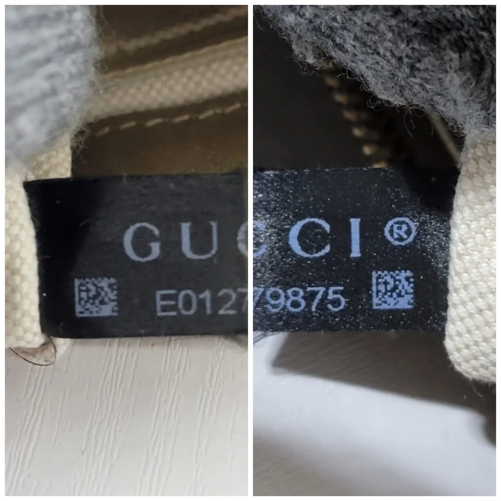 GUCCI Monogram Medium Sukey Satchel Bag Golden Beige