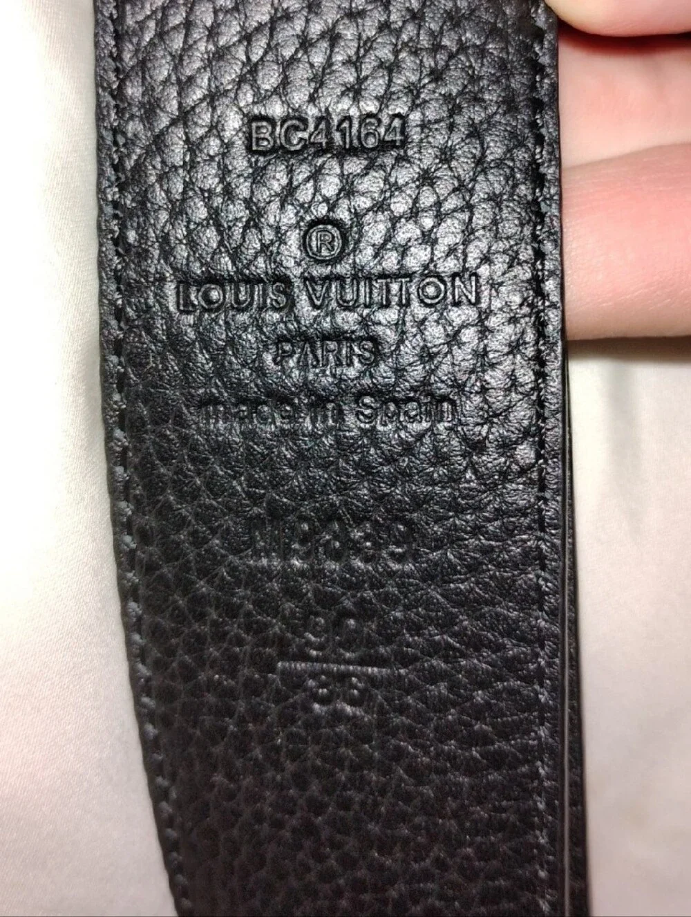 Louis Vuitton textured black