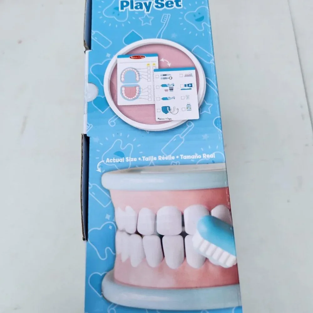NEW Melissa & Doug Dentist Dental Pretend Play Teeth Set 25-piece Includes set o