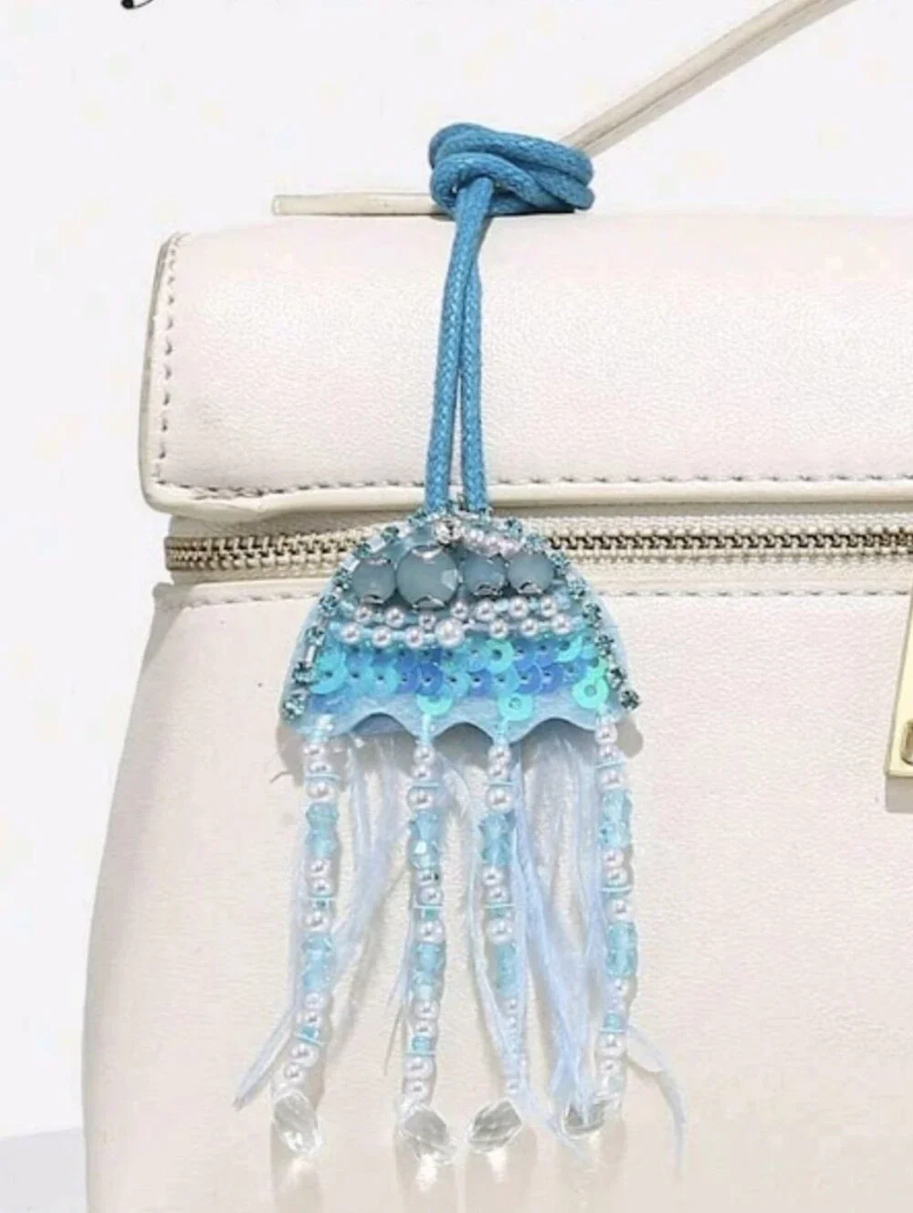 Jellyfish Bag Charm/ Keychain NEW