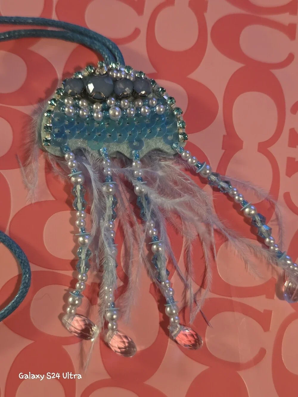 Jellyfish Bag Charm/ Keychain NEW