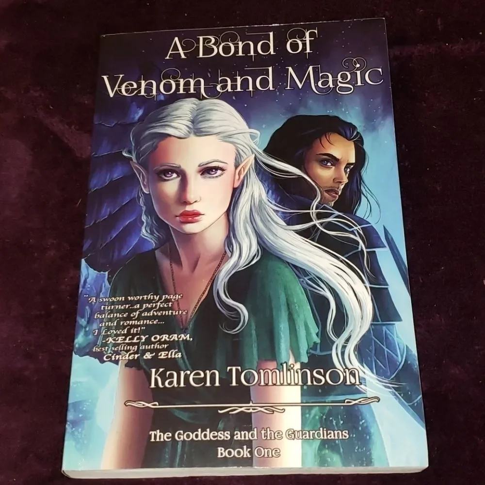 Signed Book Bond‎ of Venom & Magic Karen Tomlinson