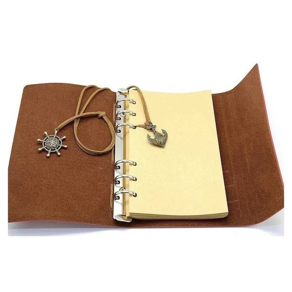 Vintage Refillable‎ Assassin's Creed Leather Journal Embossed Art Retro Pendants