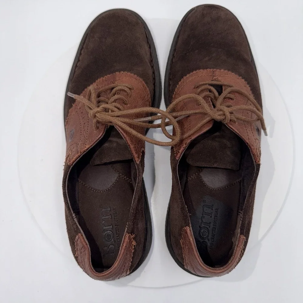 Born perforated suede