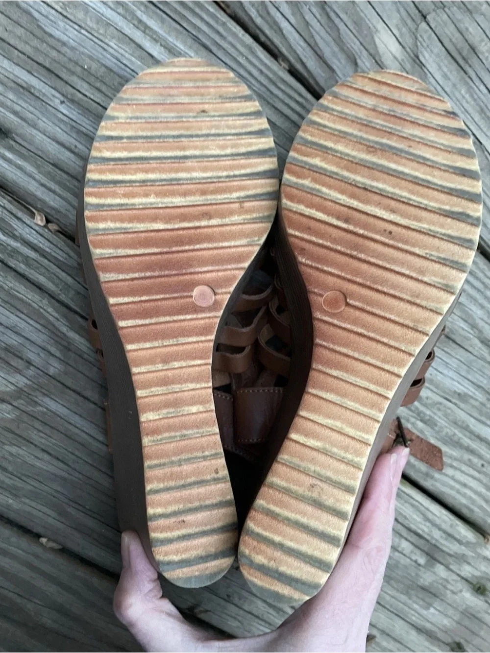 MARELLA strappy leather