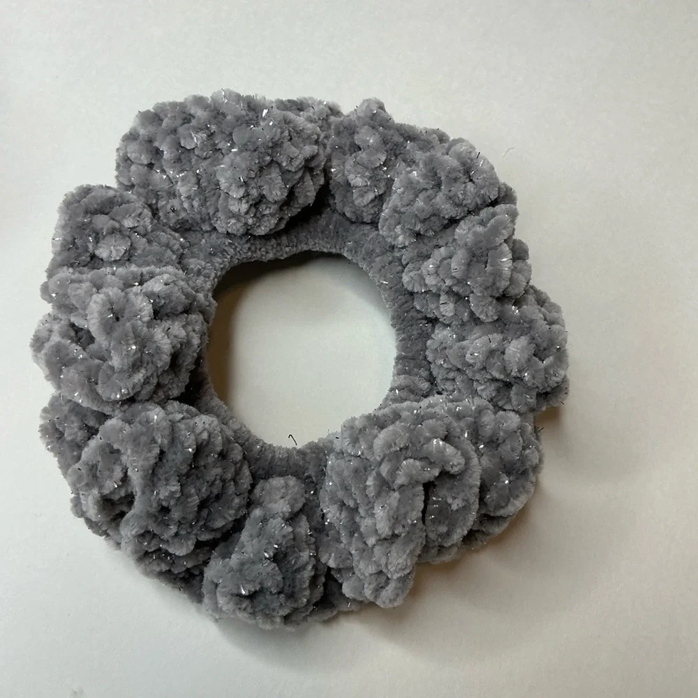 Hand Crafted crochet scrunchie