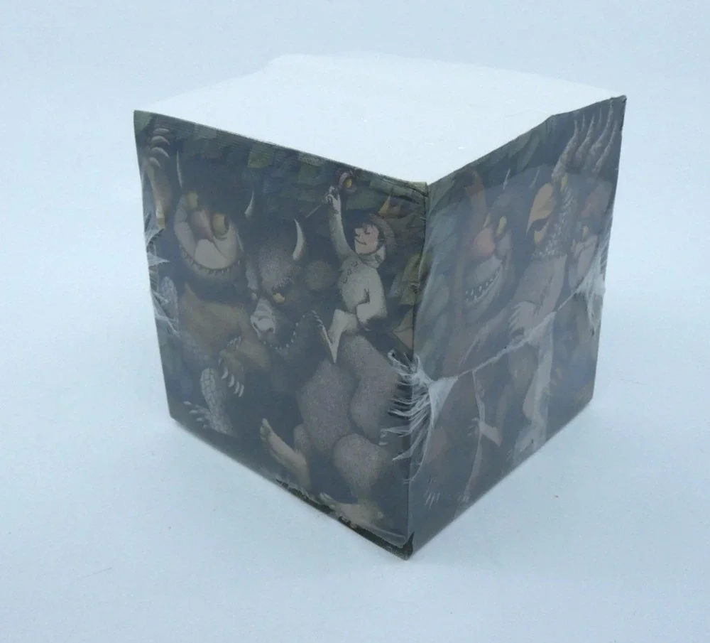 Where The Wild Things Are NoteCube Memo Pad Maurice Sendak Office Desk NOS