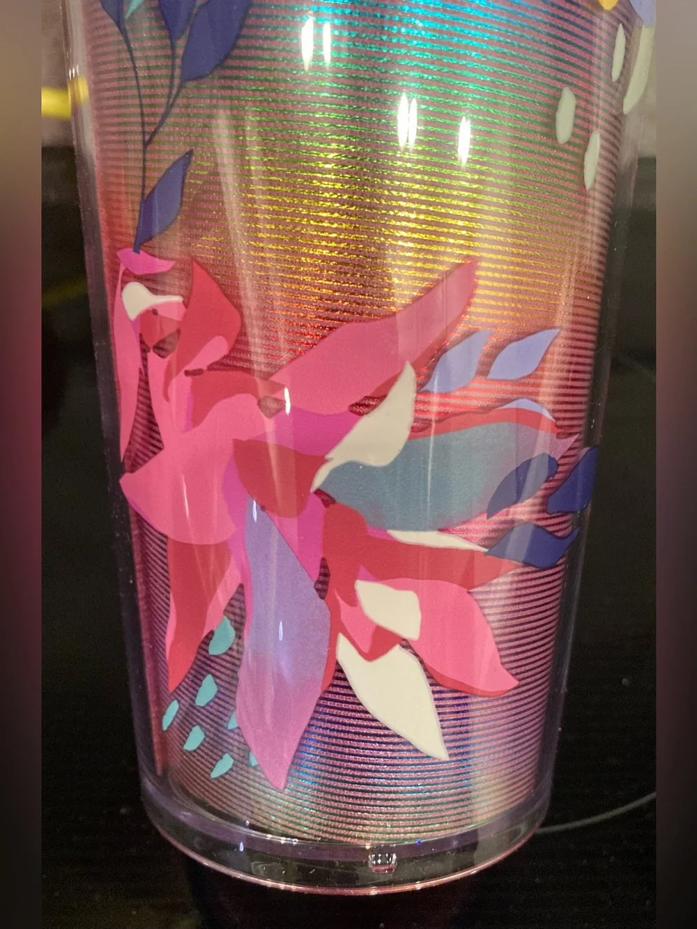 Starbucks 2022 Iridescent Floral Tumbler