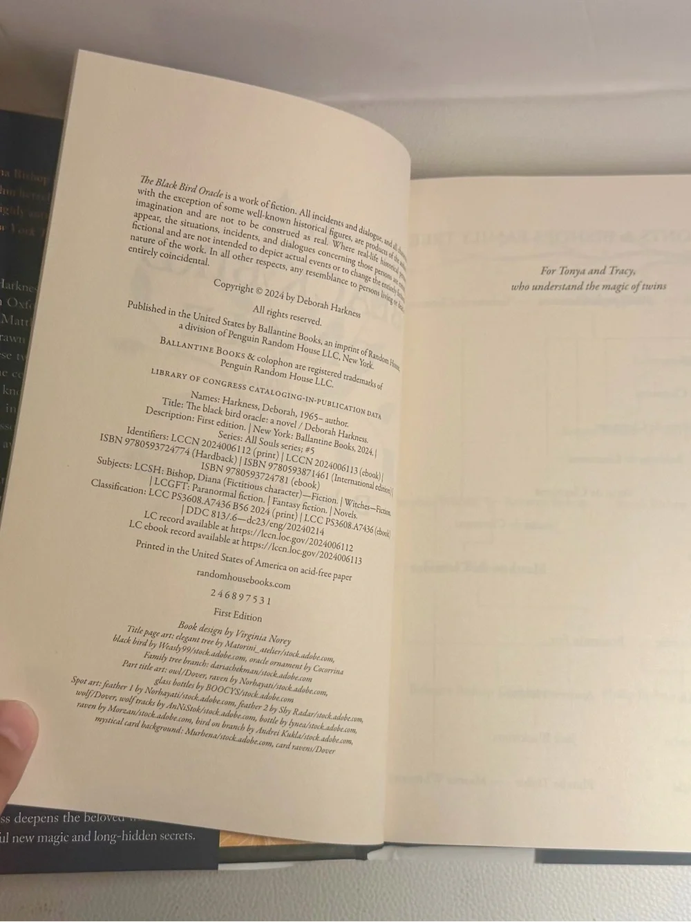 Ballantine Books black bird