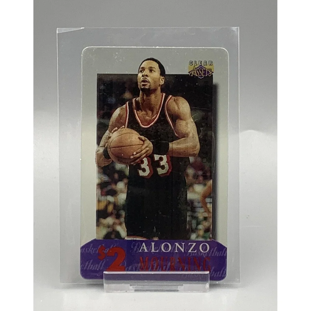 ALONZO‎ MOURNING , 1996 CLASSIC , CLEAR ASSETS $2 PHONE CARD 25 Miami Heat