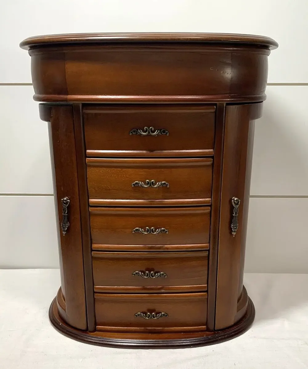 Hives and Honey Cari Wood Jewelry Chest