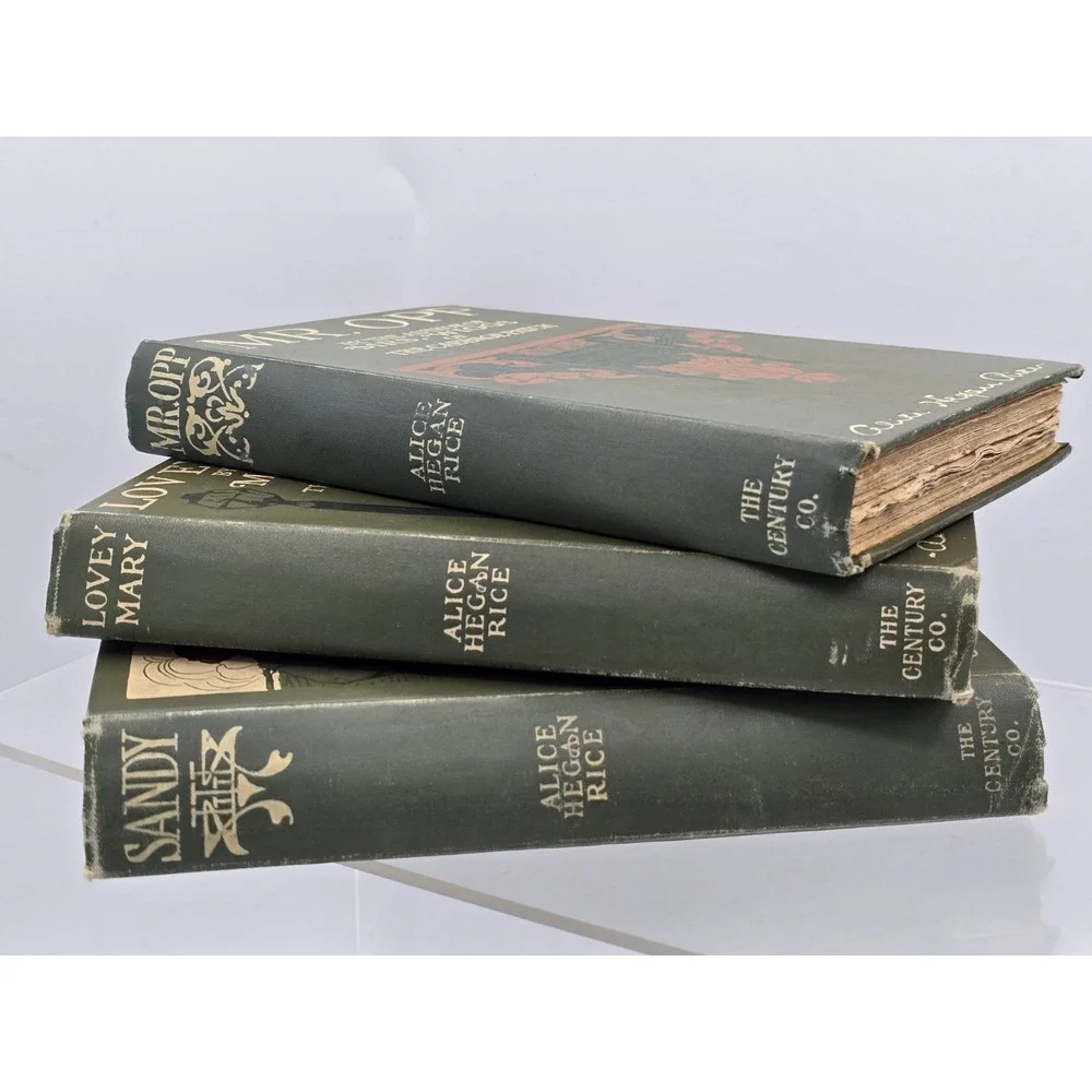 3 Lot‎ Vtg Alice Hegan Rice Books - Lovey Mary, Sandy, Mr. Opp