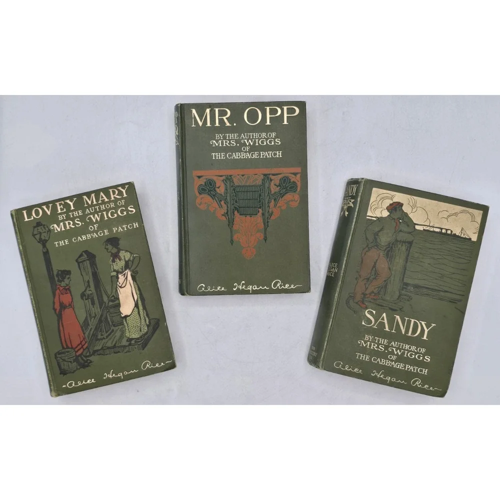 3 Lot‎ Vtg Alice Hegan Rice Books - Lovey Mary, Sandy, Mr. Opp