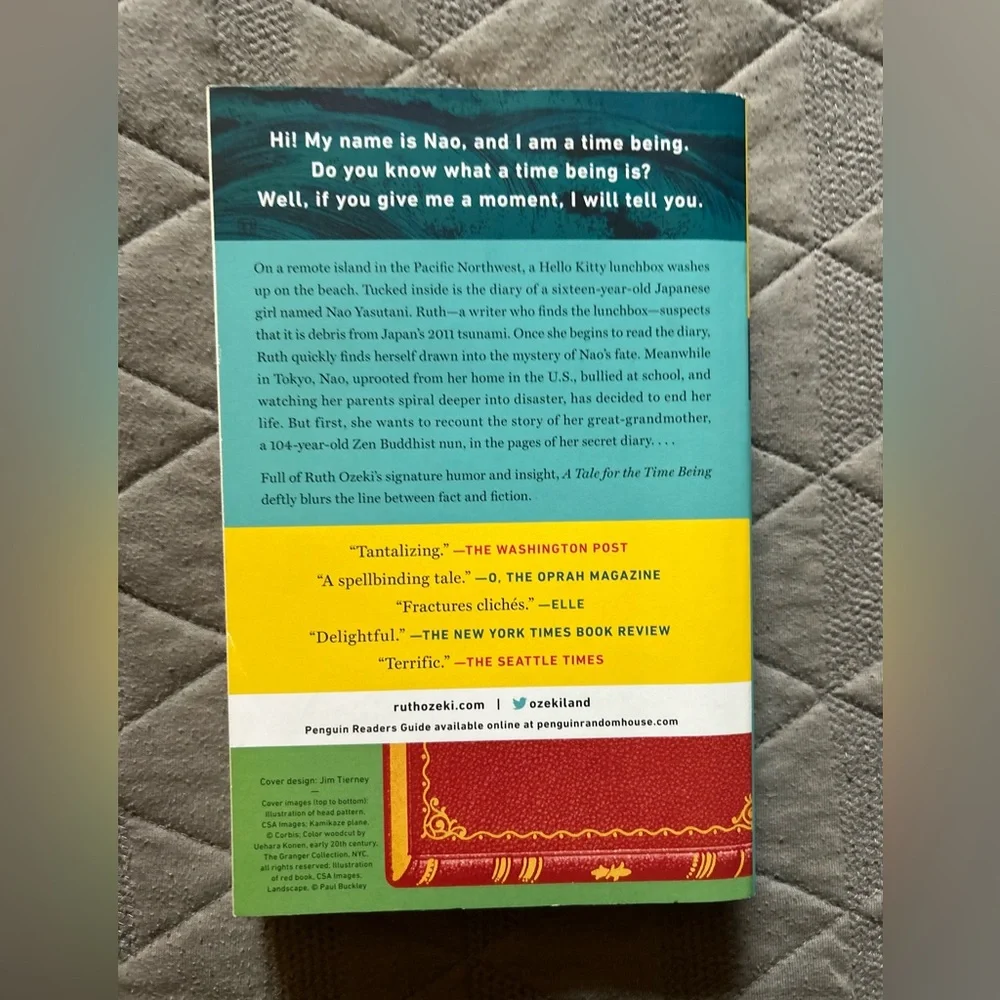 A Tale for the Time Being by Ruth Ozeki - Everybody Reads 2023 Edition