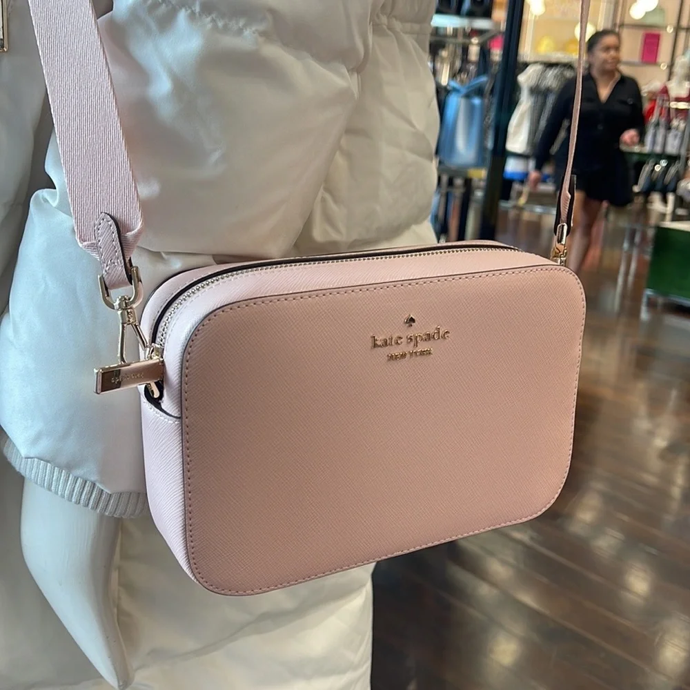 Kate Spade Madison Mini Camera Bag COLOR: Conch Pink NWT
