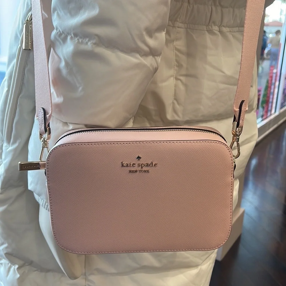 Kate Spade Madison Mini Camera Bag COLOR: Conch Pink NWT