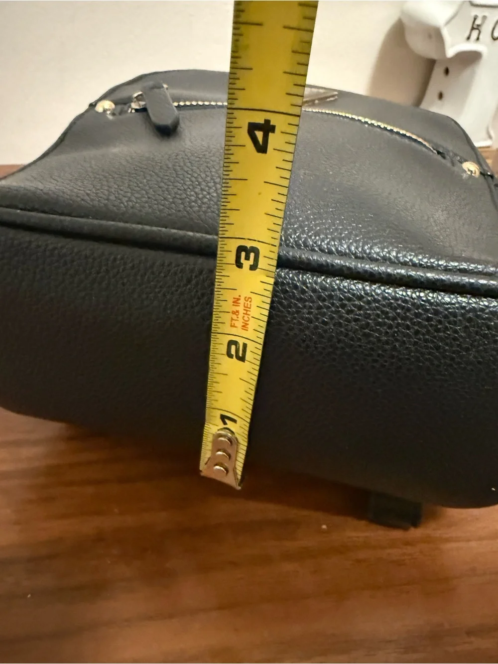 Guess 2 in 1 Black Mini Backpack with Silver Hardware