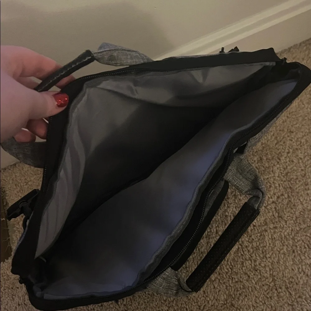 Gray Laptop Bag
