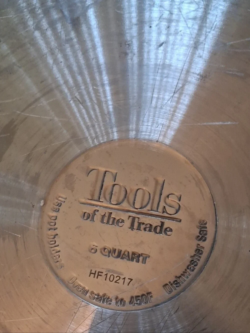Tools of the Trade pan glass