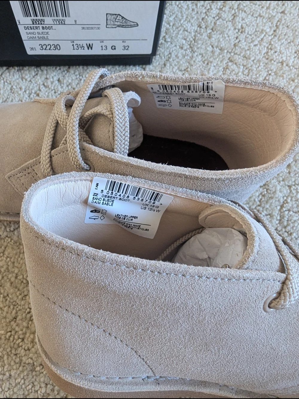 Clarks box retails me