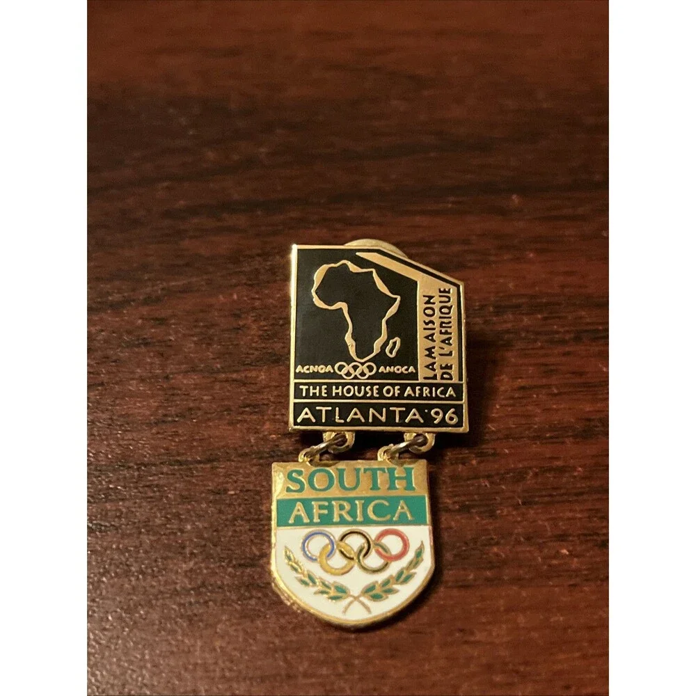 1996 Atlanta Olympics‎ The House Of Africa South Africa Lapel Hat Pin