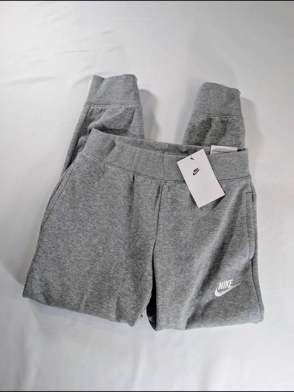 NWT Nike Kids Grey Logo Sweat Pants/Joggers