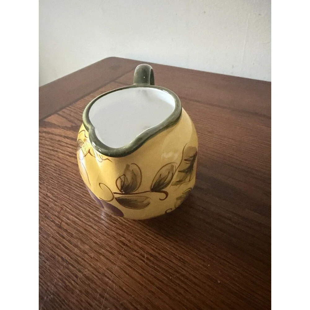 Royal Norfolk Ceramic Creamer Pitcher With Apple On It Gift Kitchen Decor