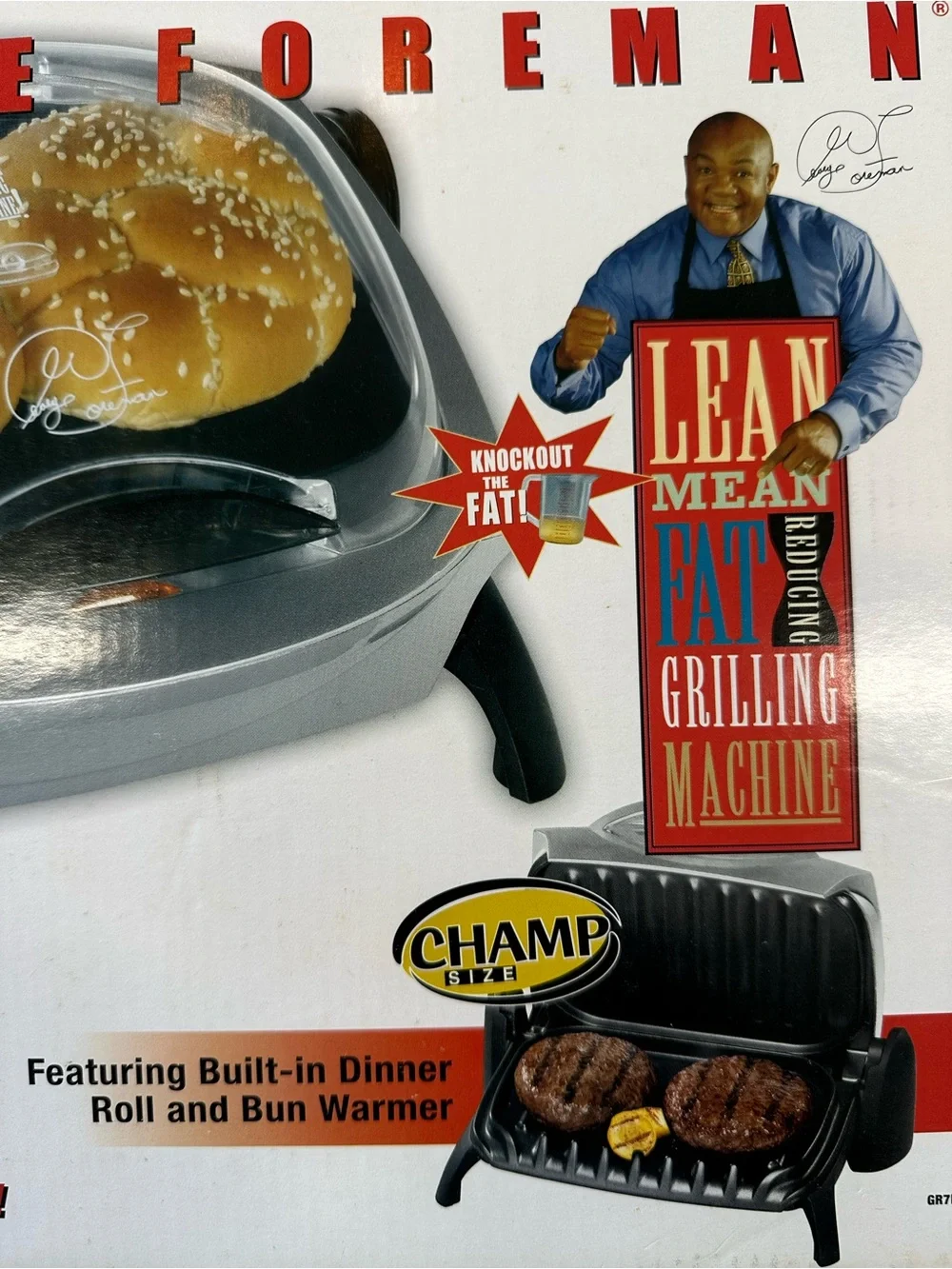 George Foreman cook healthier
