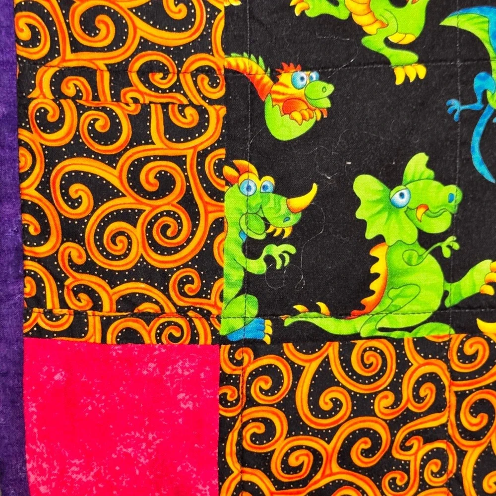 Handmade patchwork quilt