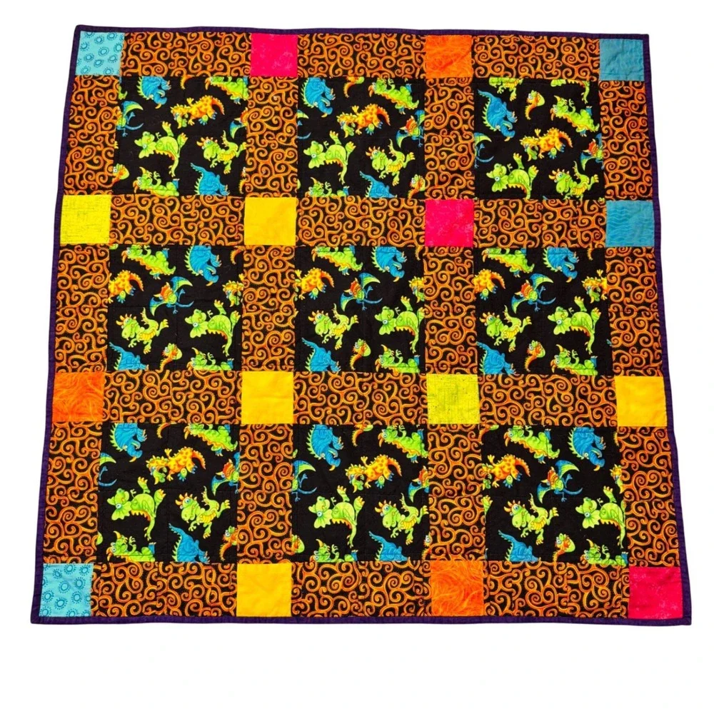 Handmade patchwork quilt