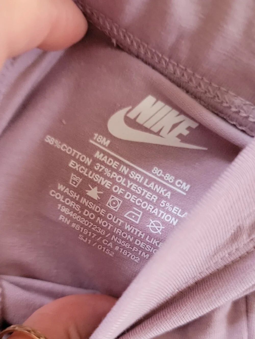 Nike lilac crewneck