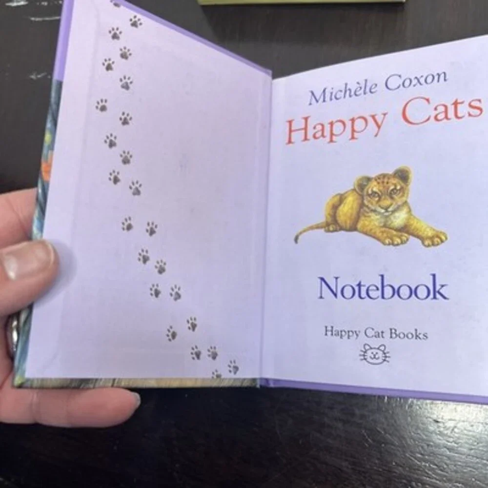 Happy Cat Books Slipcase Set Address Book of Day Notebook Michele Coxon 2001