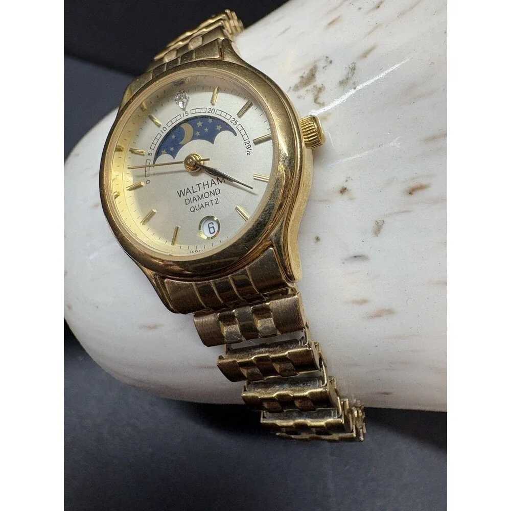 Waltham Diamond Classic Moon Phase Watch
