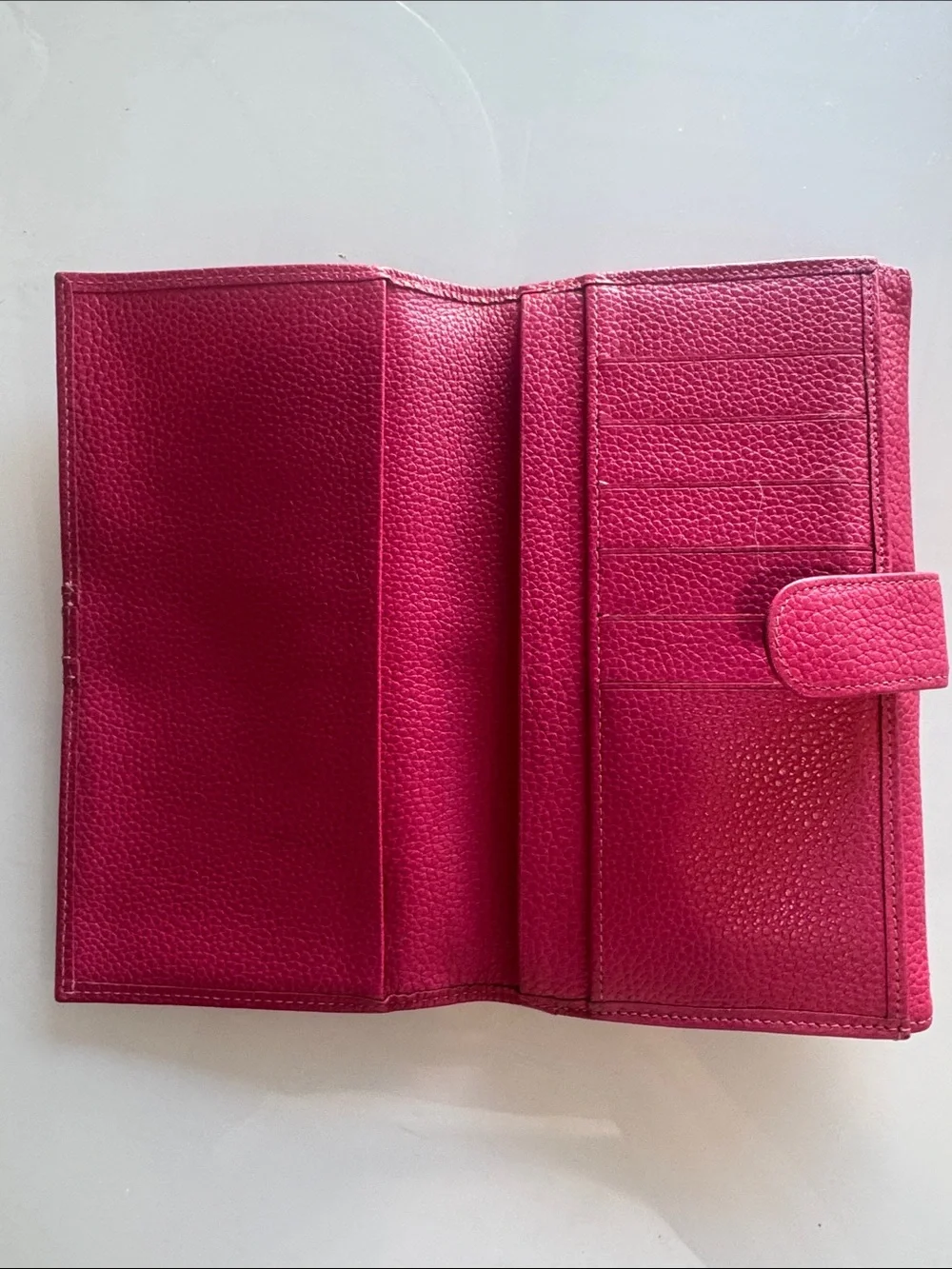 Longchamp leather clutch
