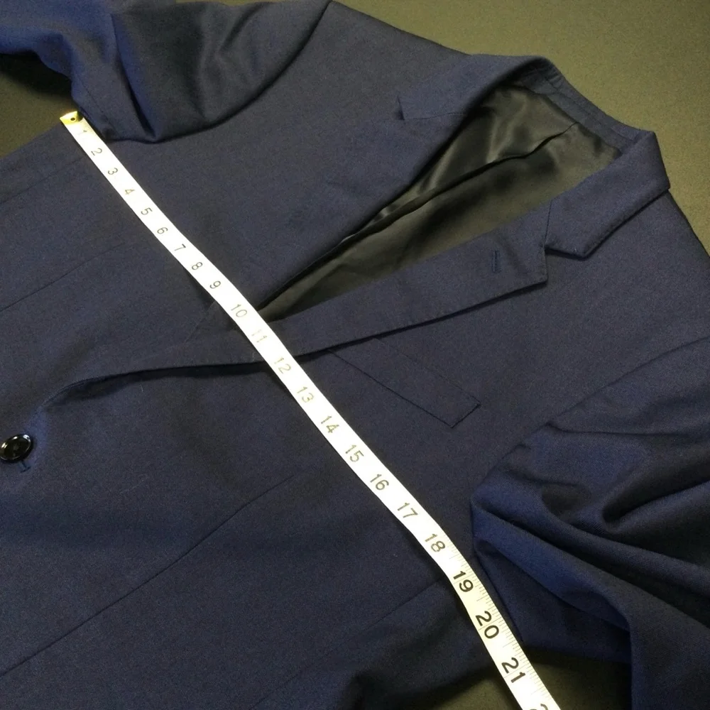 Men's The Black Tux Blazer Blue Italy tollegno‎ 1900