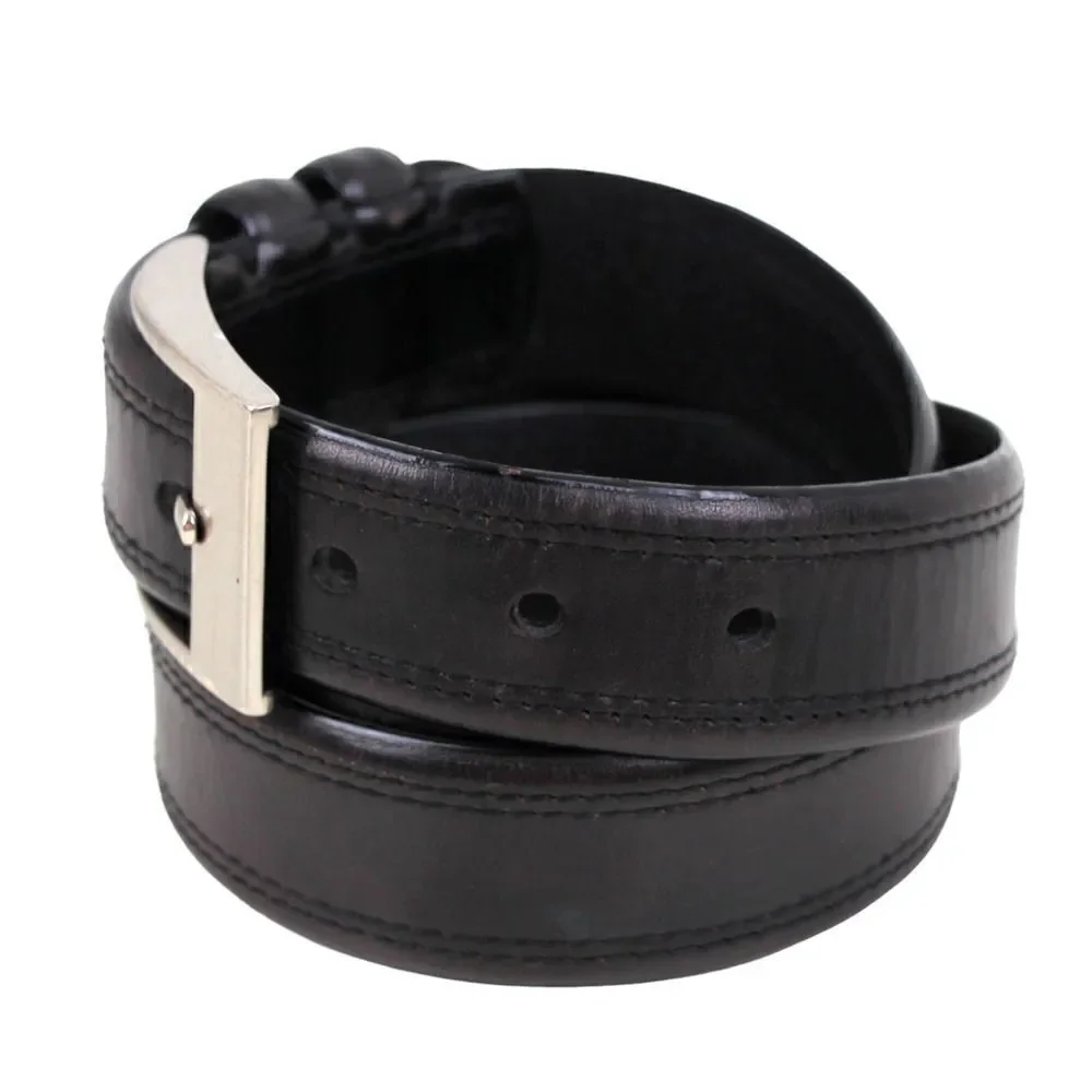 DOCKERS BLACK GENUINE LEATHER 1 3/8