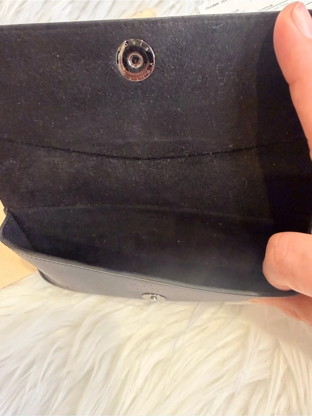 Louis Vuitton Black Eclipse Monogram  “Woody” SUNGLASS case