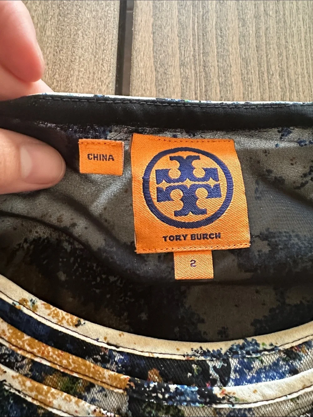 Tory Burch bold abstract