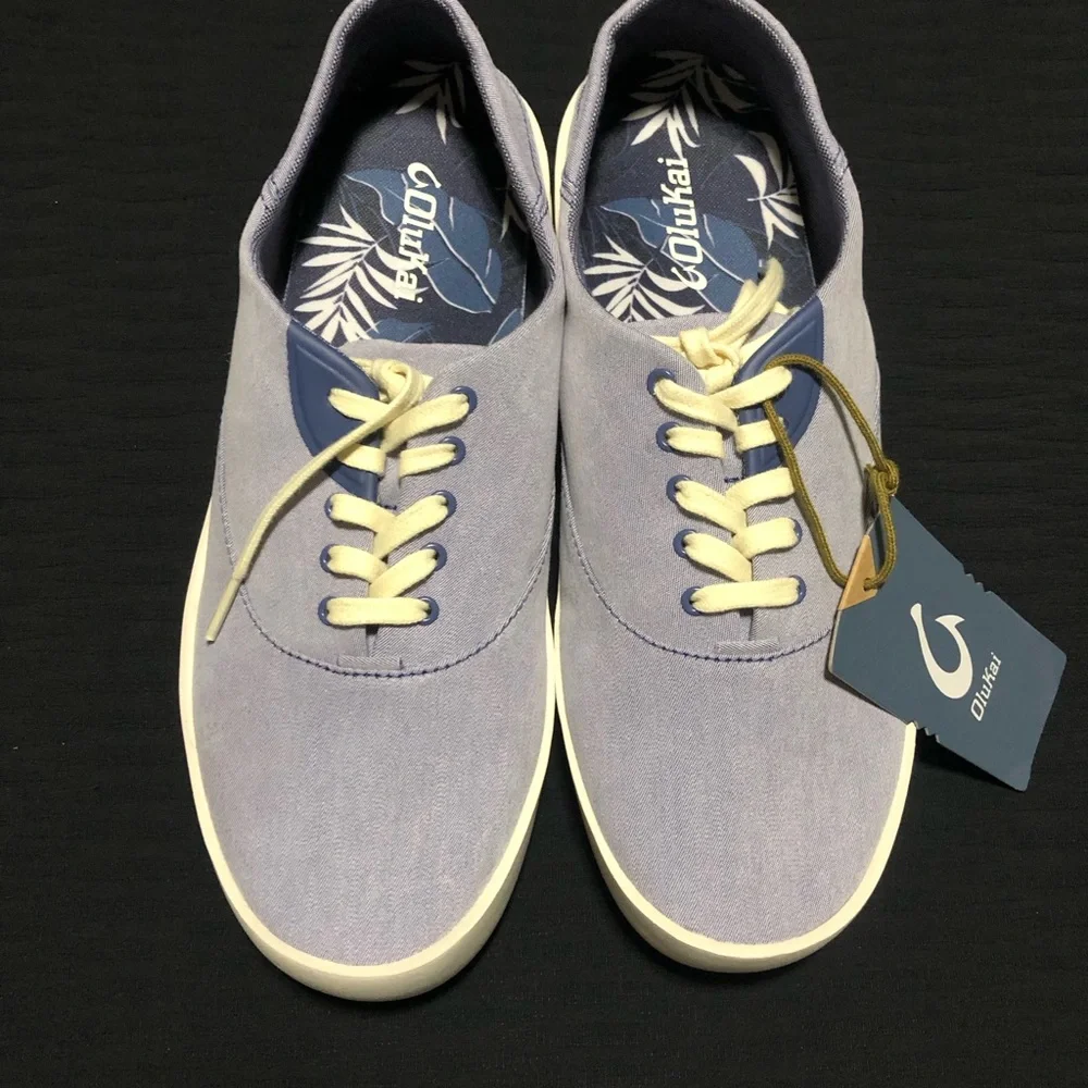 Olukai Tradewind Men's Canvas Shoes, Size 9, 10533-5454 Brand New w/ Tag - Navy