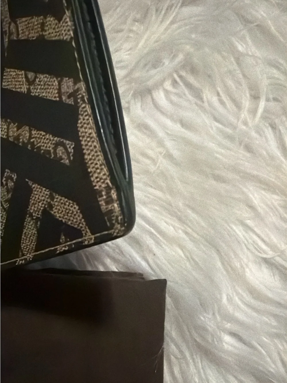 Authentic Gucci GG Bee Supreme Caleido Clutch and wallet