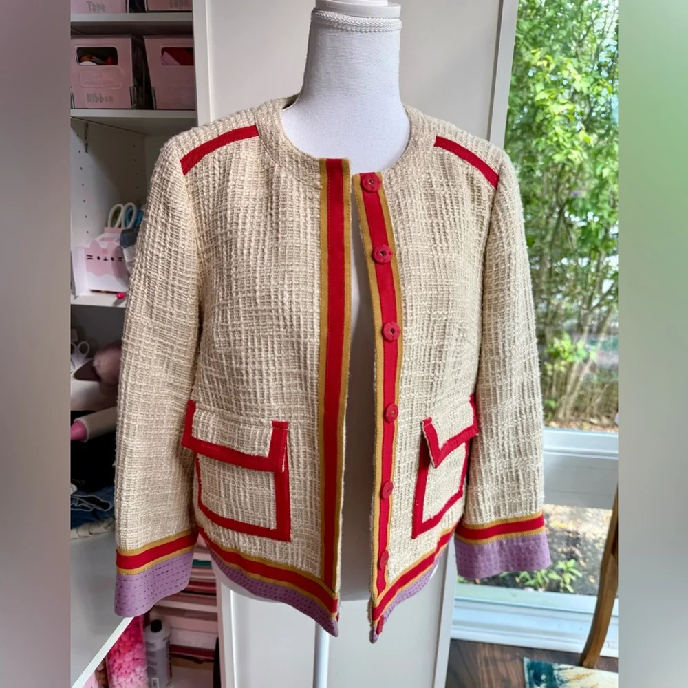 Tory Burch structured tweed