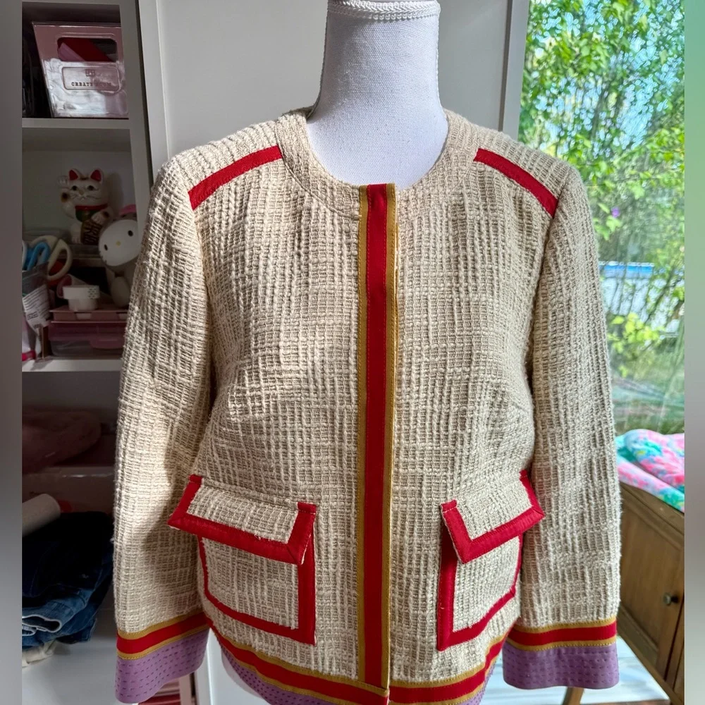 Tory Burch structured tweed