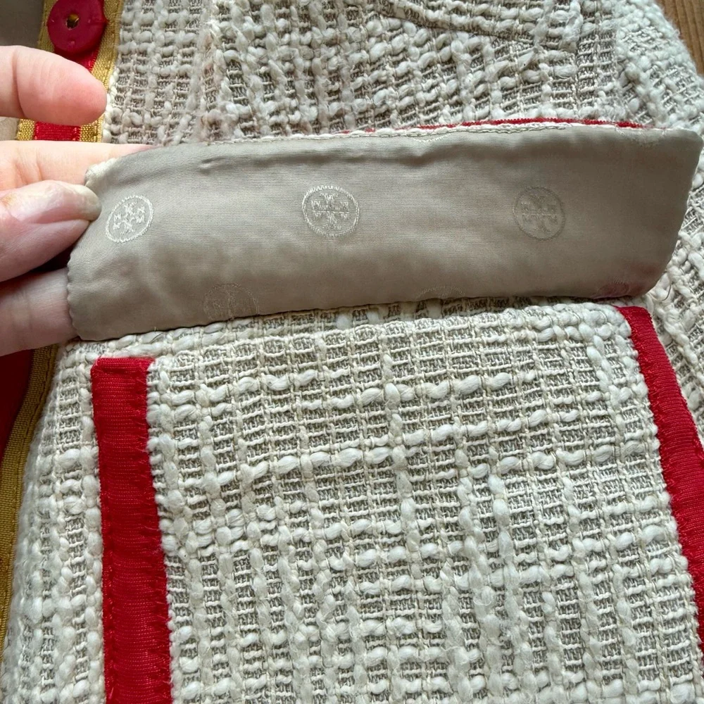 Tory Burch structured tweed